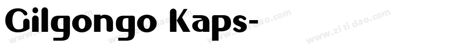 Gilgongo Kaps字体转换